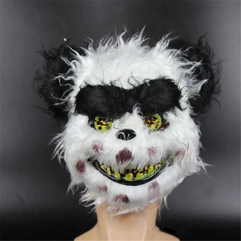 Halloween Carnival Terror Mask Unisex Cosplay Funny Animal Headgear Latex Animal Masks Dog Donkey Horse Head Funny Scary Prop