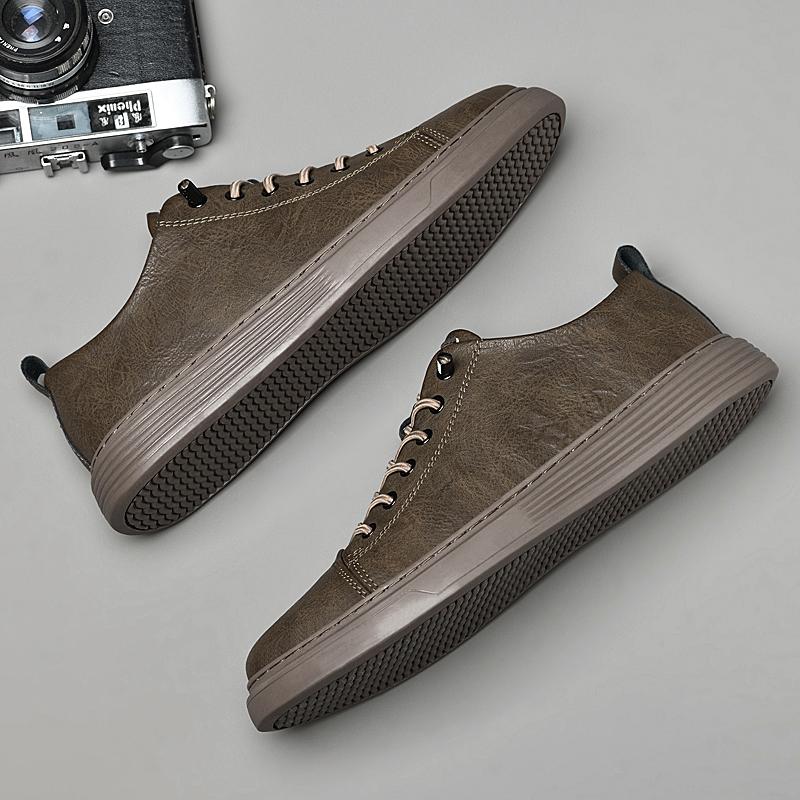 Fashion Spring Autumn Hot Selling Men's Genuine Leather Casual Shoes British Style Oxford Shoes Versatile Men's Business Dress Shoes