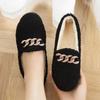 Fashion Cotton Shoes for Women Plush Flats Outdoor Fashion Winter Warm Snow Shoes Women Keep Warm Loafers Zapatos De Mujer
