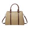 One Shoulder Messenger Bag Large Capacity Contrasting Bag First Layer Cowhide Handbag Versatile Leather Women's Bag