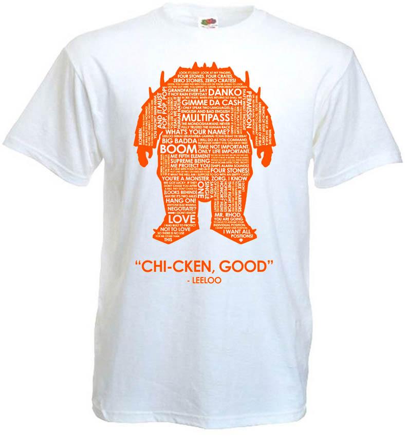 The Fifth Element v15 T-shirt white movie poster all sizes S5XL L