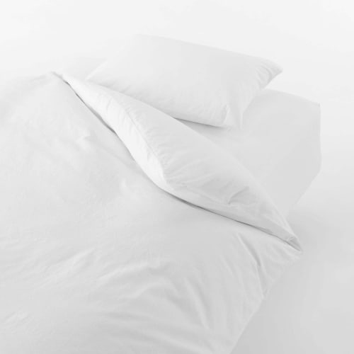 MUJI Washed Pillow Cover 43 x 63cm Off White 84095917