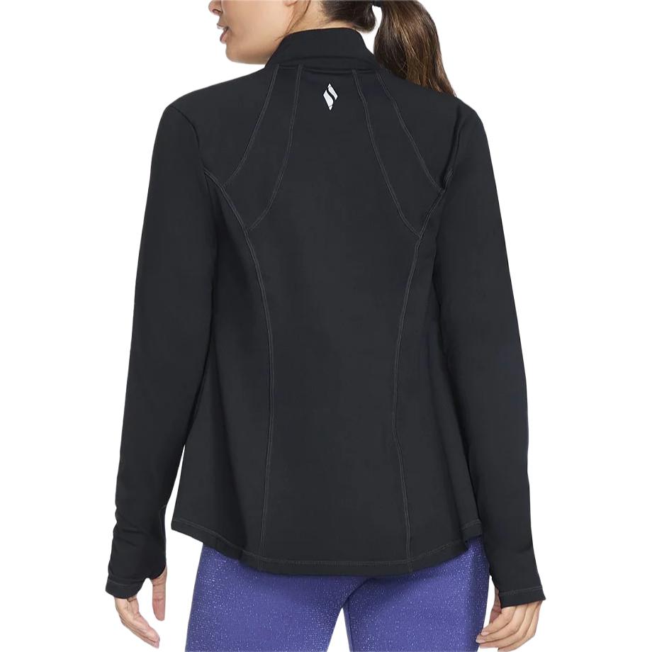 Skechers Gowalk Bequeme Modische Vielseitige Jacke Damenjacke Schwarz JA132-BLK