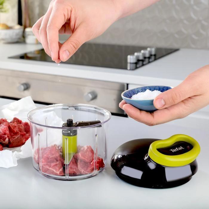 Tefal hachoir manuel 5 secondes, kit hachoir 900ml + lame glace pilée k1321224