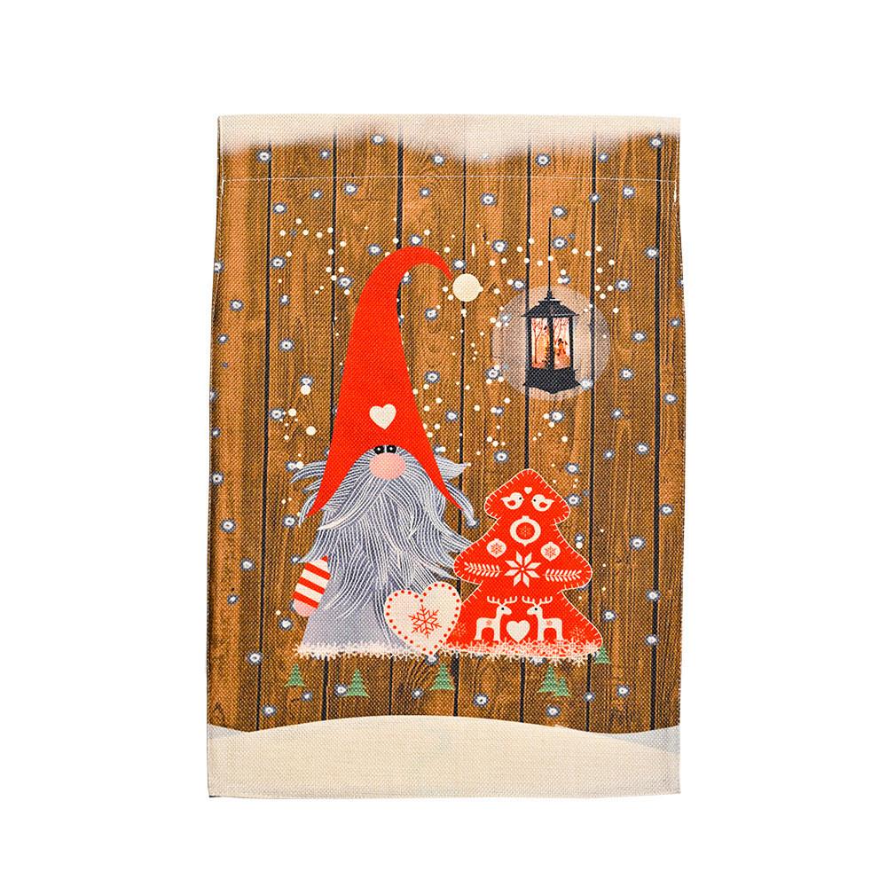 

House Flag Christmas Yard Garden Outdoor Seasonal Tree Holiday Porch Outside Dwarf