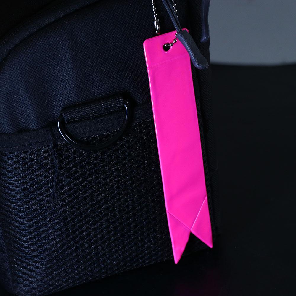 Children Backpack Pendant Reflective Keychains Reflective Strip Car Keyrings Reflective Pendant
