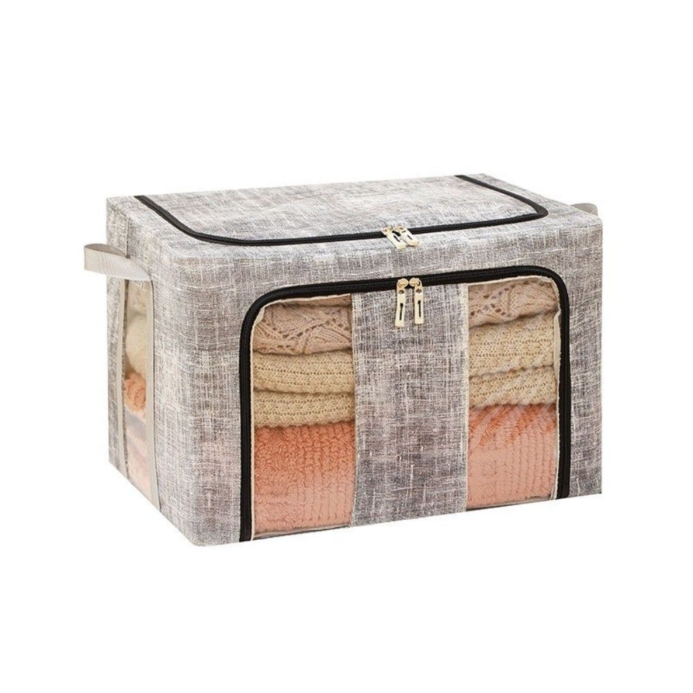 Large Capacity Clothes Storage Basket Foldable Organizer Box Clothing Storage Box Wardrobe