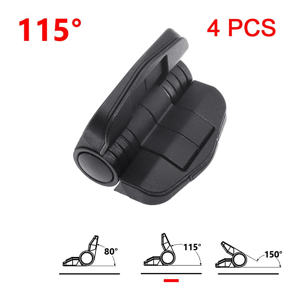 QD 4PCS Nylon 80/115/150 Degree Position Control Hinge Adjustable Torque Door Spring Clamp For Accurate Position Waterproof