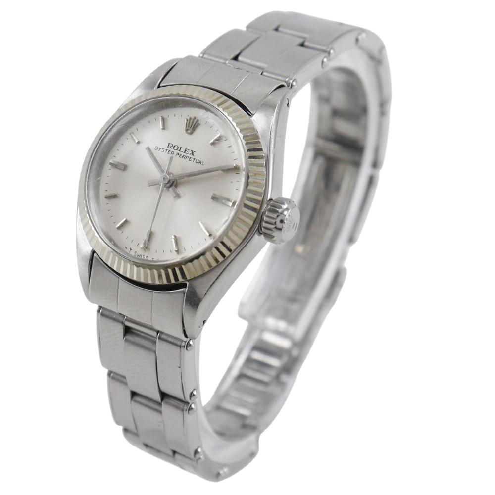 ROLEX Oyster perpetual Watches 6619 cal.1161 SilverDial Stainless Steel Mechanical Automatic Analog display Women Used