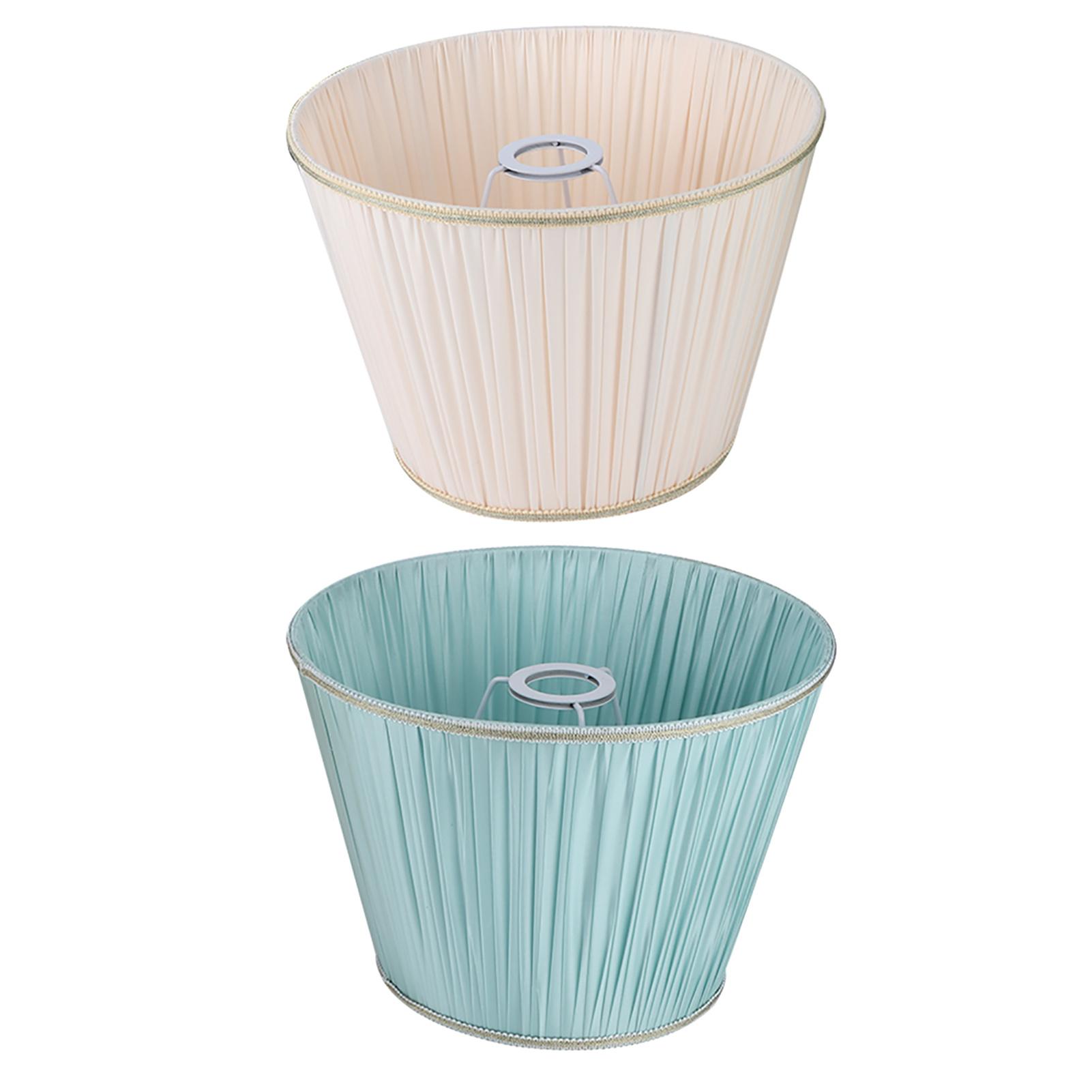 

2PCS E27 Modern Simple Desk Lamp Cover Shade Fabric Lampshade for Living Room Bedroom