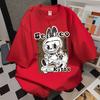 LABUBU Clothes Summer Loose Unisex Tops Fashion Casual Fashion