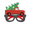 Red Santa Claus Eyeglasses Christmas Decorative Glasses Party Decorations Christmas Frame Glasses