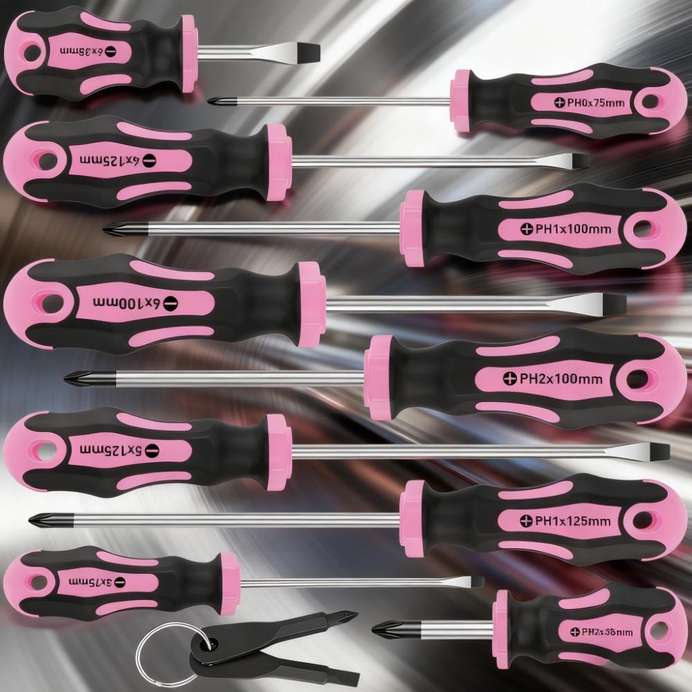 

Car Magnetic Screwdrivers Set, 43-piece Includs Slotted, Hex, Pozidriv,Torx Precision Set, Magnetizer Demagnetizer Tools