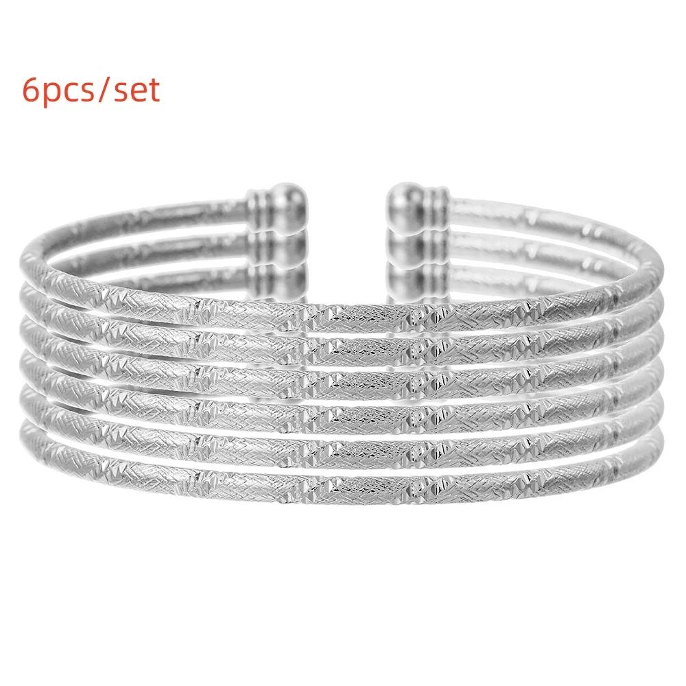 New Fashion Boho Punk 10Pcs/Sets Cuff Bracelets & Bangles For Women Love Pulseiras Bangle Set Feminina Jewelry Charm Gifts