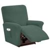 Waterproof Polar Fleece Recliner Cover Elastic Solid Color Recliner Cover Armchair Cover Split All Inclusive Lazy Chair Cover