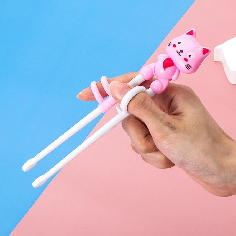 Training Chopsticks Cute Animal Easy To Use Learning Chopsticks for Kid with Attachable for Child Adults Beginners