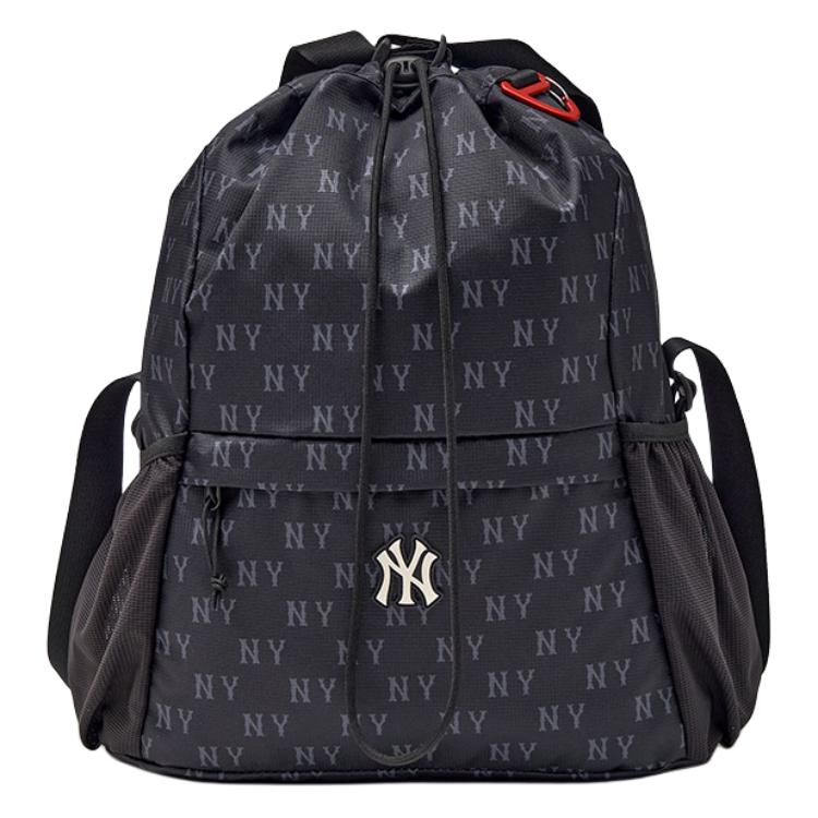 New MLB New York Yankees Nylon Backpack Unisex Black 3ABKM045N