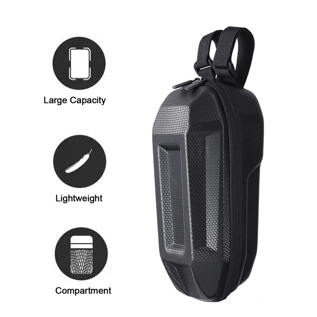 Geantă de depozitare EVA pentru trotinetă cu capacitate mare de 2L, impermeabilă, geantă de ghidon pentru trotinetă, geantă frontală suspendată pentru transportul uneltelor pentru