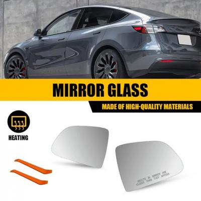 Mirror Glass Heated W/ Backing Plate Left Right Side For Tesla Model Y -2025