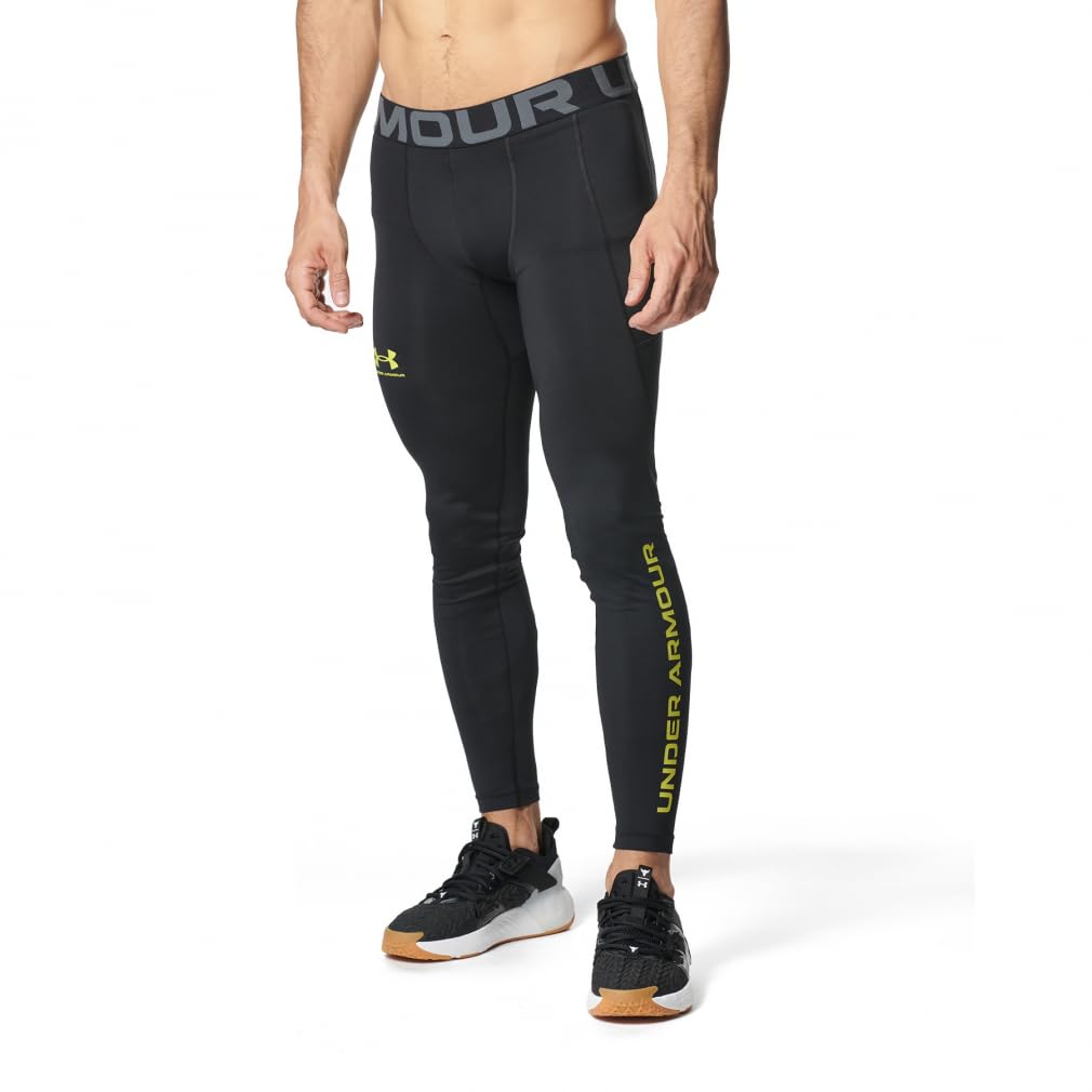 

UNDER ARMOUR Compression Long UA Cold Gear Armor Compression Novelty Size LL Green Tights/Spats, Leggings, Sportswear, Men s, (O), Black/Flash