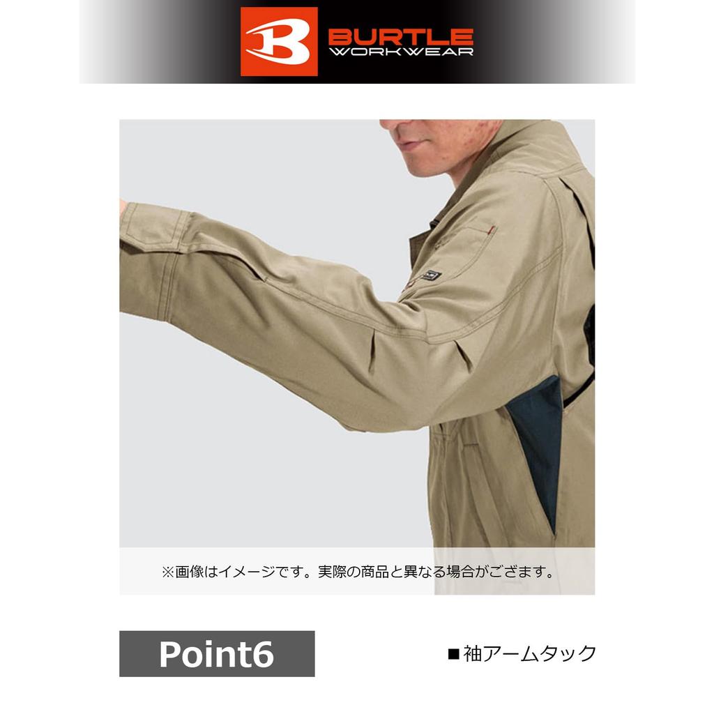 BURTLE 6091 Jacke nebelblau L
