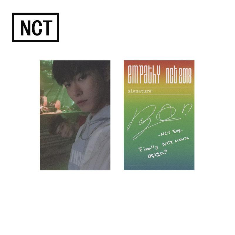 Фотокарточки Kpop NCT U 127 Dream Empathy Album Самодельная открытка с автографом DoYoung Colorful