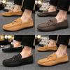 Spring and summer casual shoes one-pedal lazy shoes Doudou shoes Korean version of trendy men's shoes versatile foot shoes men's foreign trade