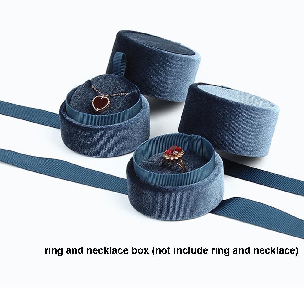 Bowknot Wedding Necklace Gift Box Fashion Accessories Jewelry Box Displays Box Jewelry Display