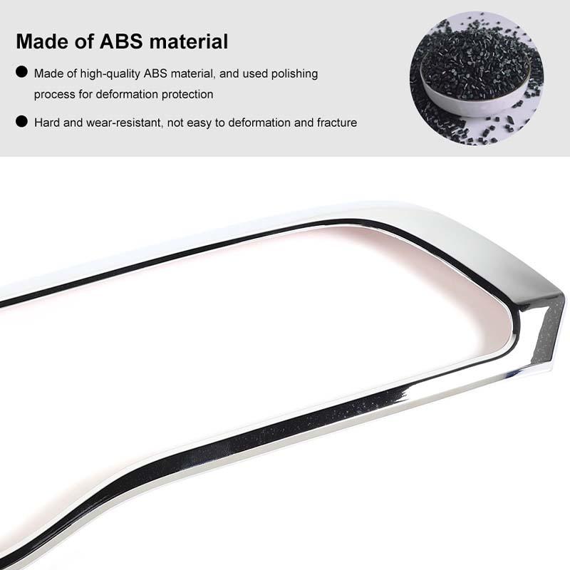 Car Tail Light Cover Decorative Stickers For Jeep Grand Cherokee 2014-2020 Car Exterior Accessories, ABS Plastic