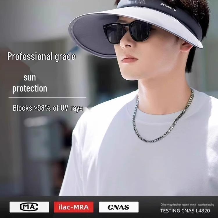 14cm Faltbare Krempe UV-Schutz Sonnenhut mit Multi-Spezifikationen für den Außenbereich