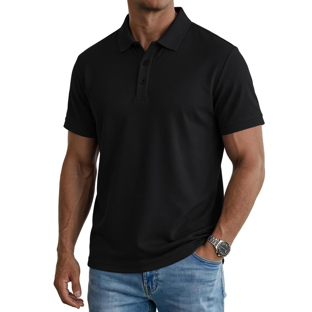 Men's Casual Short Sleeve Shirt Breathable Versatile Top for Outdoor Daily Wear