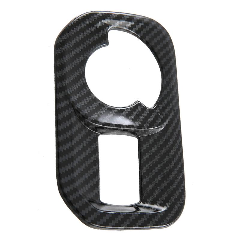 Fit for Dodge Ram 1500 - Headlight Control Cover Trim Left-hand Side ABS Carbon Fiber Car Styling Accessories