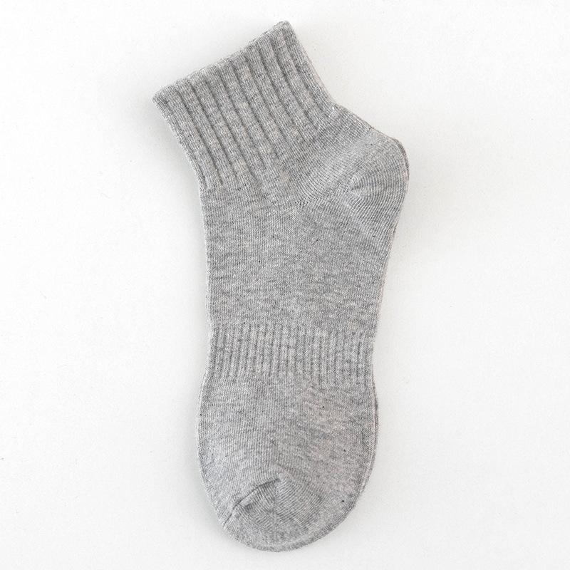 Zhuji Herrensocken aus reiner Baumwolle, einfarbig, mittelgroße Schlauchsocken aus Baumwolle, japanisches Deodorant, Basketball-Sportsocken, Laufsocken
