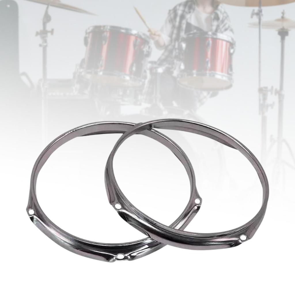 Bass Drum Hoops Batter 6 Hole Portable Percussion Sturdy Repairing Supplies Components for