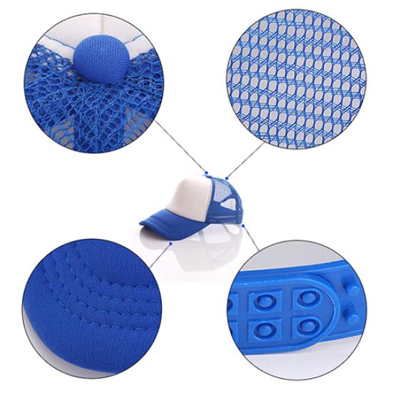 Unisex attraktiv baseballcap Trucker Mesh Blank Visir Justerbar Solhatt