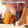Ergonomic Power Drill Rechargeable Electric Screwdriver Set, Adjustable Torque And Grip Screwdriver, Dual-Purpose Compact Cordless Kit for Home