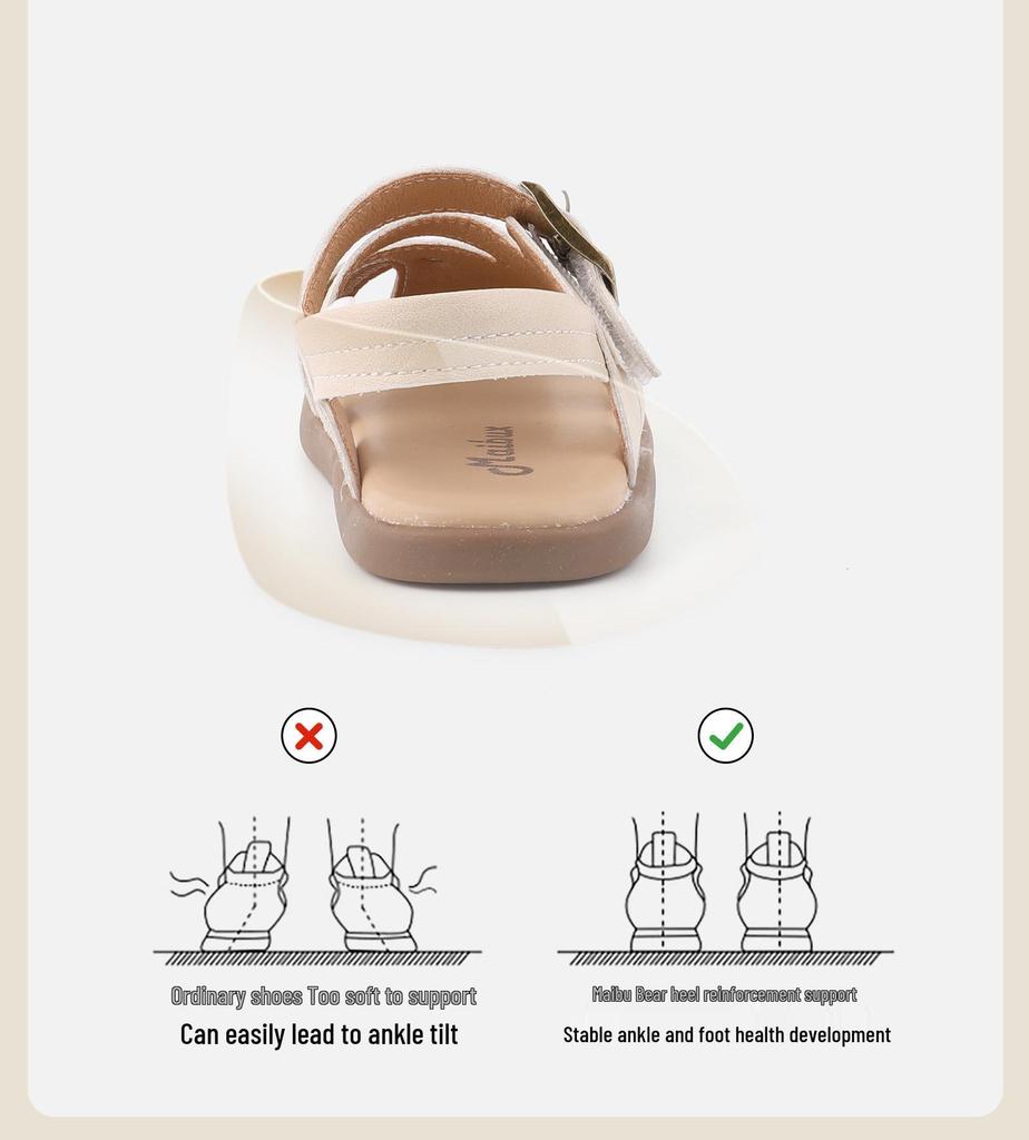 Infant Soft Sole Princess Shoes - Stylish, Closed Toe Sandals for First Steps (1 Year Old)