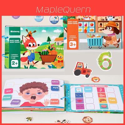 Wooden Tearing Book For Baby And Toddler Educational Play Toy For Early Learning