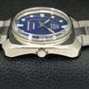 USED AUTOMATIC 46941 VINTAGE ORIENT JAPAN MENS BLUE COLOR DIAL WATCH A702232-5 R123-a702232