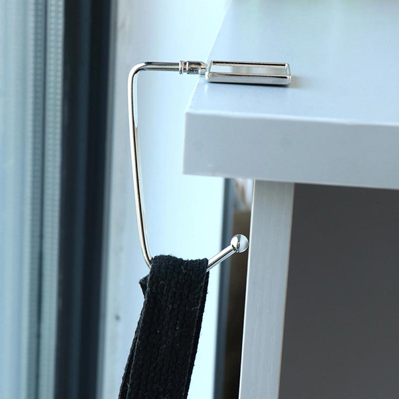 Portable Bag Hook Hanger Purse Handbag Holders Table Hook Women Handbag Organizer Office Desk Side Hook Accessories