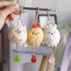 Sumikkogurashi Plush Keychain Cute Penguin Bag Pendant Kawaii Fried Shrimp Soft Stuffed Animal  Accessories For Birthday Gift