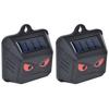 Red Strobe Animal Repellent, Weatherproof Coyote Deterrent, Automated Solar Charging Repeller for Nocturnal Animal Defense System in Gardens Orchards