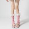 Lolita Girls Lace Ruffles Leg Warmers Women Long Socks Knitted Foot Cover Arm Warmer Y2K Spring Summer Boot Cuffs Stockings New