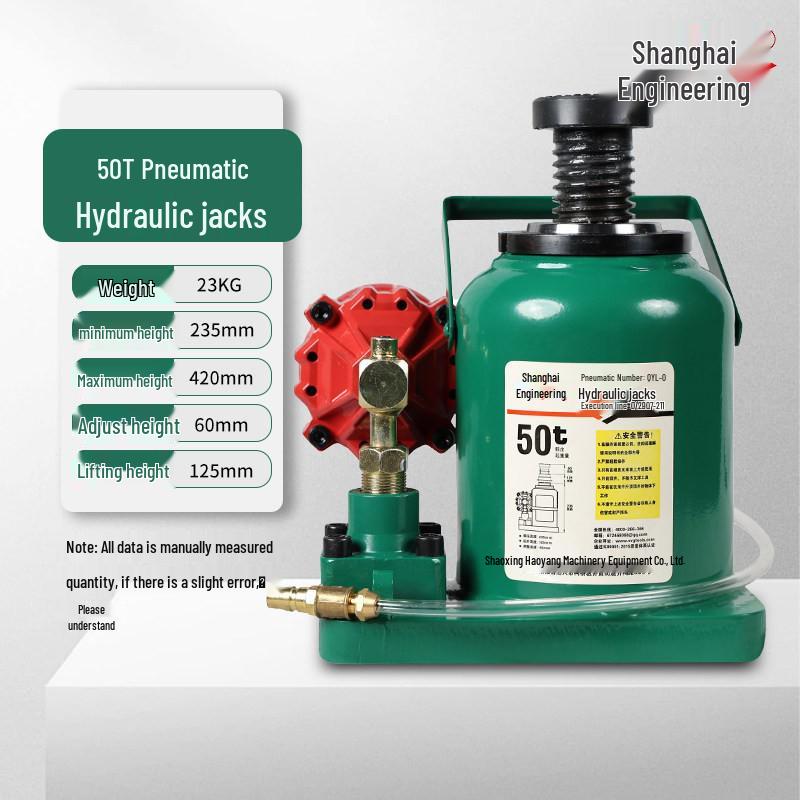 Hugong 3250t Durable Vertical Pneumatic Hydraulic Jack with Genuine Product Guarantee