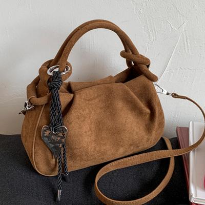 Borsa Pieghettata alla Moda, Borsa Retrò da Donna, Borsa a Spalla di Nicchia, Borsa a Tracolla
