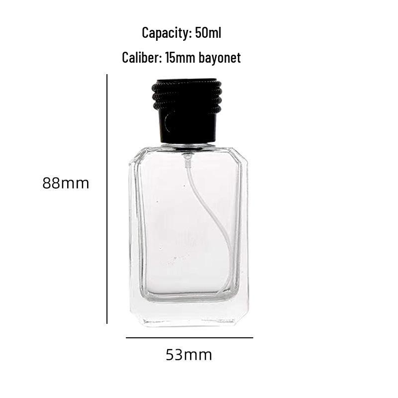 Clear Glass Perfume Spray Bottle for Cosmetic Samples