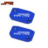 Motorcycle CNC Front Brake Clutch Fluid Reservoir Cover Cap For Husqvarna TE250 TE300 2014 2015 2016 FC250 FC350 FC450 2014-2015