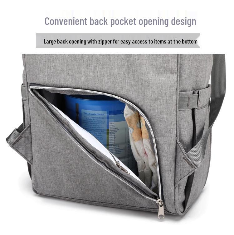 LEQUEEN Multifunctional Large Capacity Mummy Backpack with USB Charging for Moms and Babies