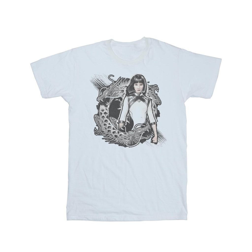 Marvel Mens Shang-Chi And The Legend Of The Ten Rings Xialing Dragon T-Shirt