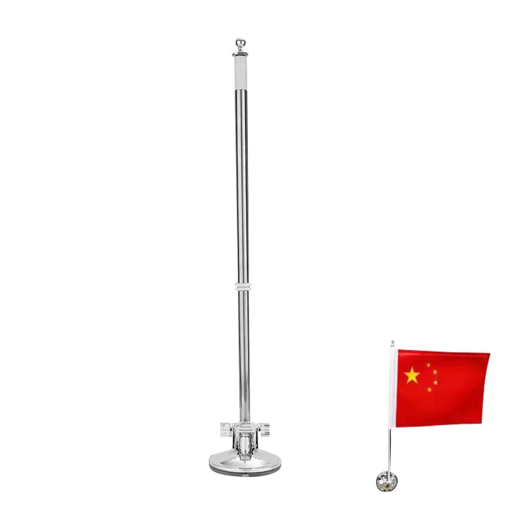 New Car Flagpole Mount Bracket With Suction Cup Flag Pole Holder Flagpole Display Holder Flag Pole Mounting Bracket For Car SUVs